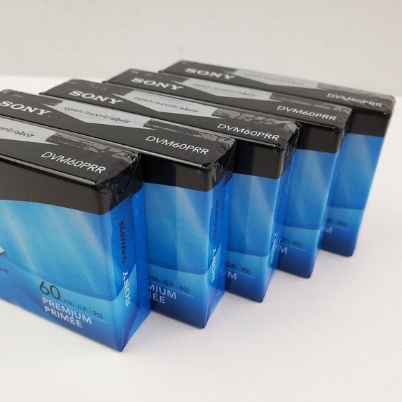 Sony DVC DVM60PRR MiniDV Blank Video Tapes 60 Minute 5 Pack - Picture 6 of 8